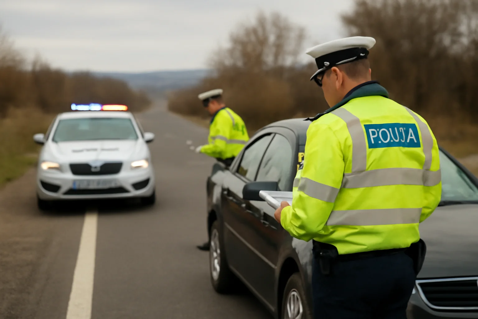 Acțiune rutieră pe DN 6 în Caraș-Severin: peste 70 de sancțiuni aplicate în urma controalelor de la Reșița