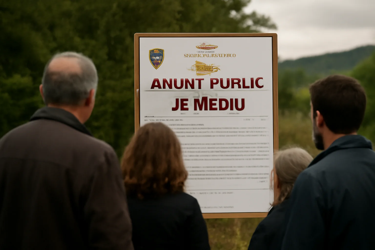 Anunț public de mediu al Primăriei Păltiniș, județul Caraș-Severin, făcut cunoscut la Reșița