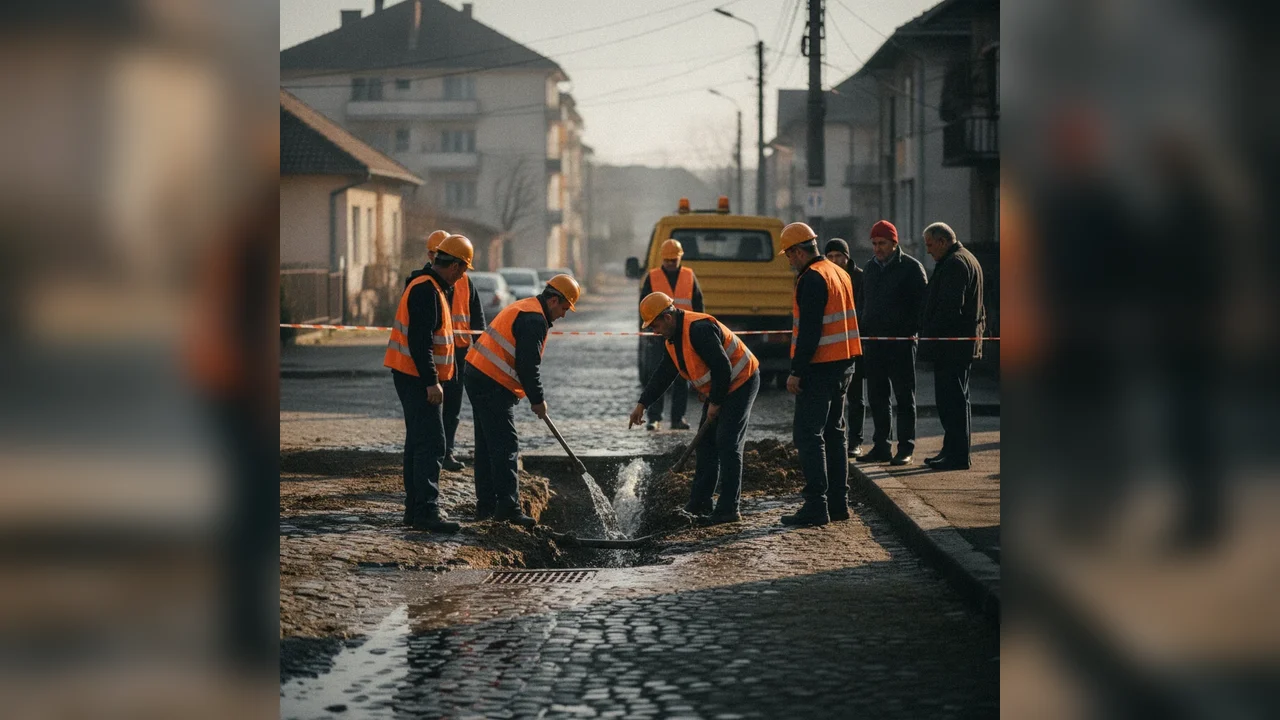 Avarie la rețeaua de apă în Țerova, furnizare oprită