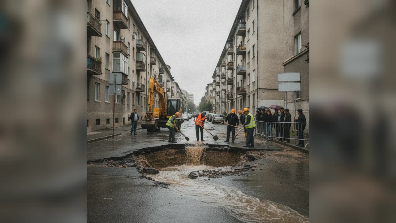 Avarie la rețeaua de apă pe strada Peleaga, furnizarea sistată astăzi