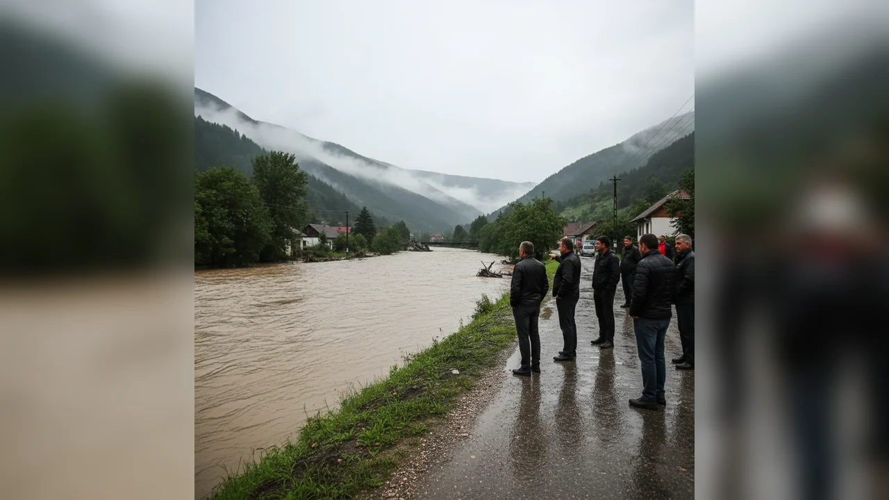 Avertizare de viituri la Reșița: cod portocaliu pe râul Timiș și afluentul Bistra