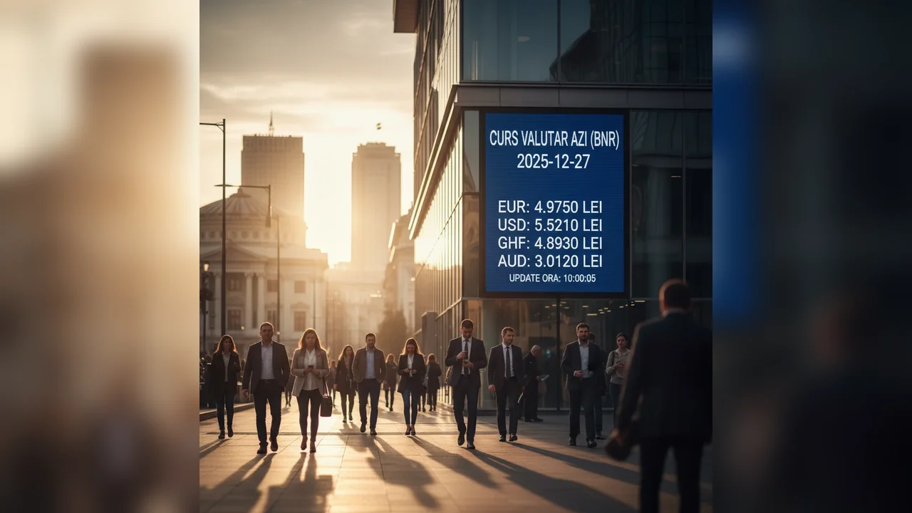 Curs valutar azi (BNR) – 2025-12-27