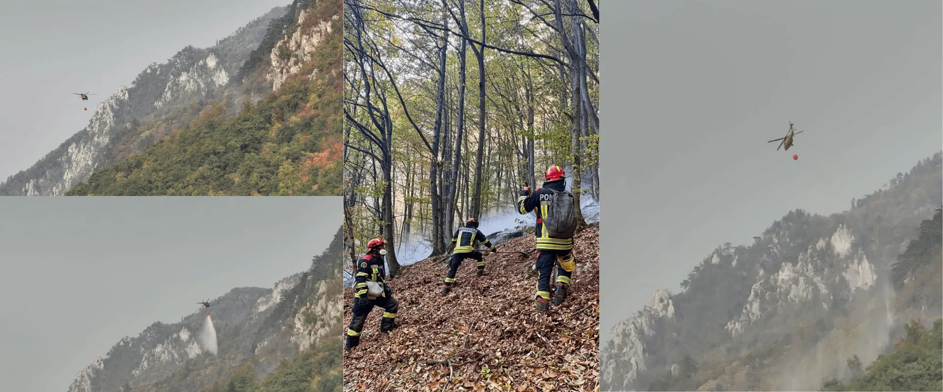 Domogled–Herculane: peste 140 de forțe ieri, 40 de aruncări Black Hawk