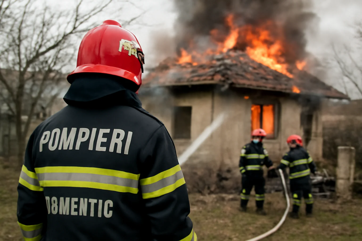 Intervenții la incendii de locuințe în Caraș-Severin, anunțate de ISU „Semenic” Reșița