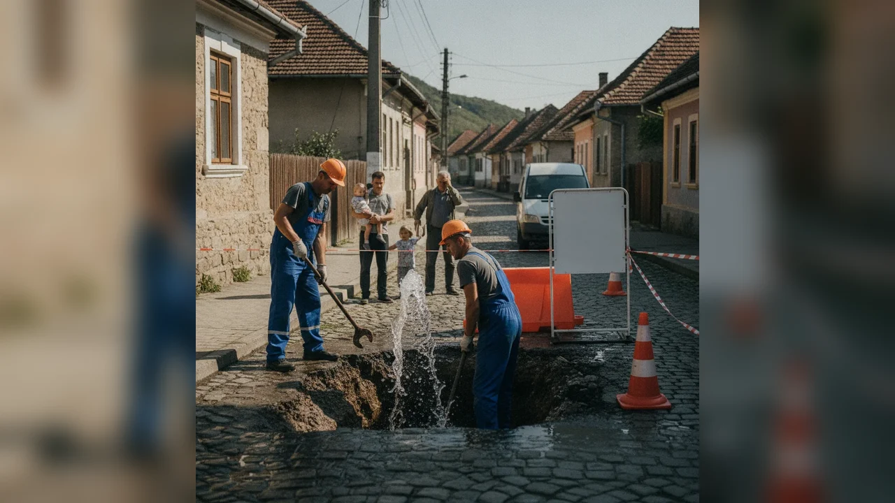 Întrerupere apă în Anina, strada Virgil Birou: 8 iunie