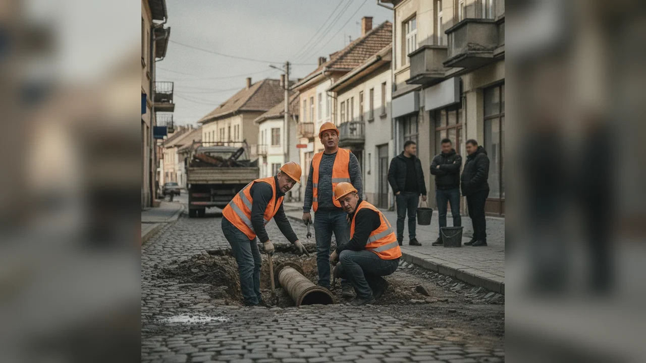 Întrerupere apă Oțelu Roșu: Avarie pe Horea și Gaiului