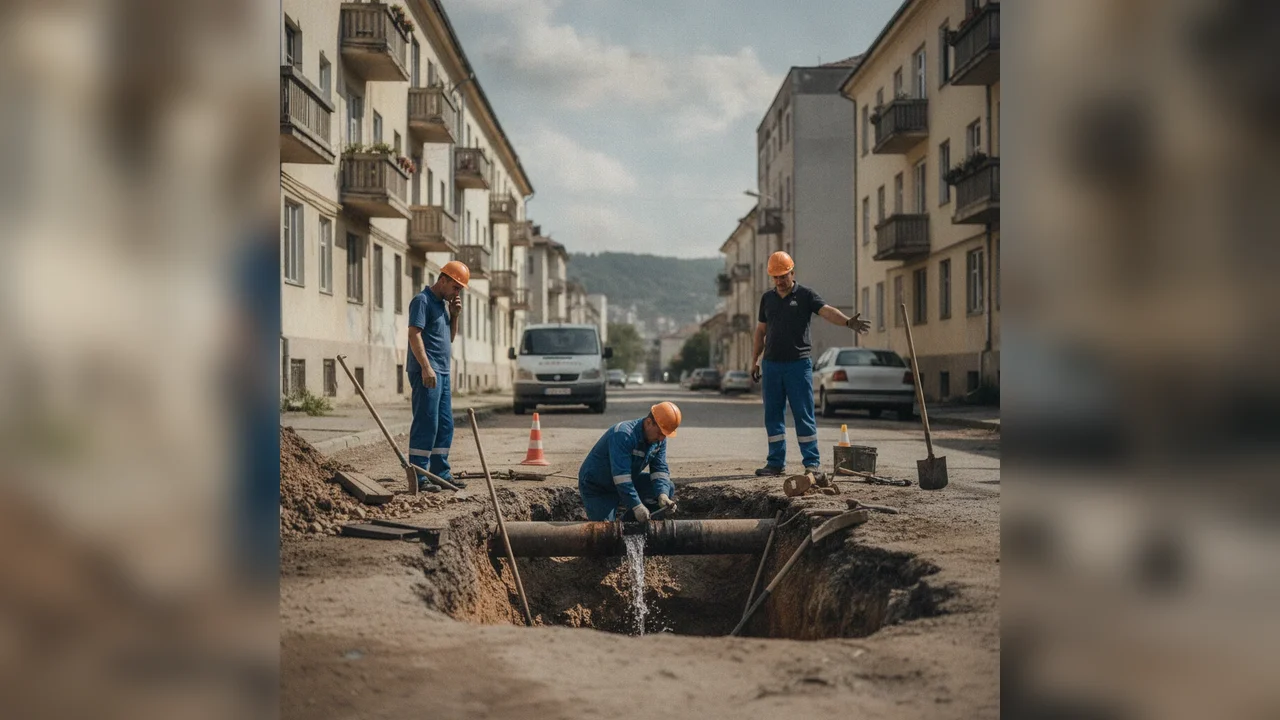 Întrerupere apă Reșița, str. Rândul III: Avarie azi, 12 iulie