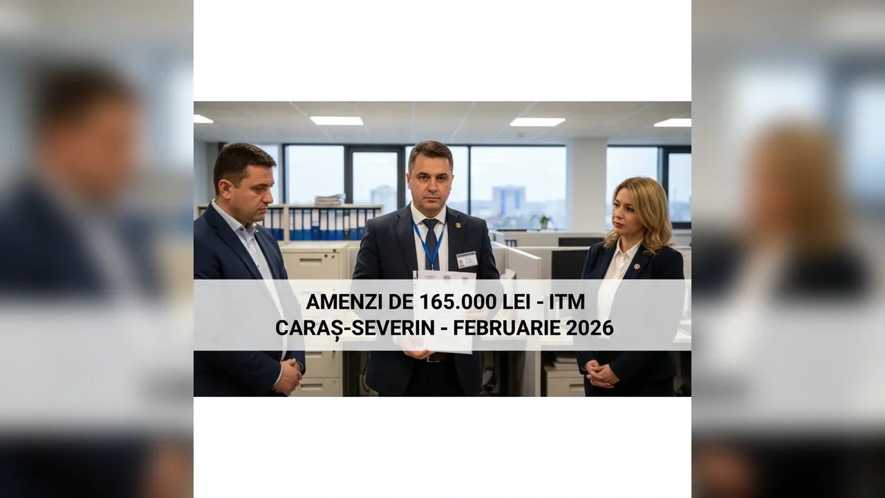 ITM Caraș‑Severin aplică sancțiuni de 165.000 lei pentru muncă fără contract în Reșița