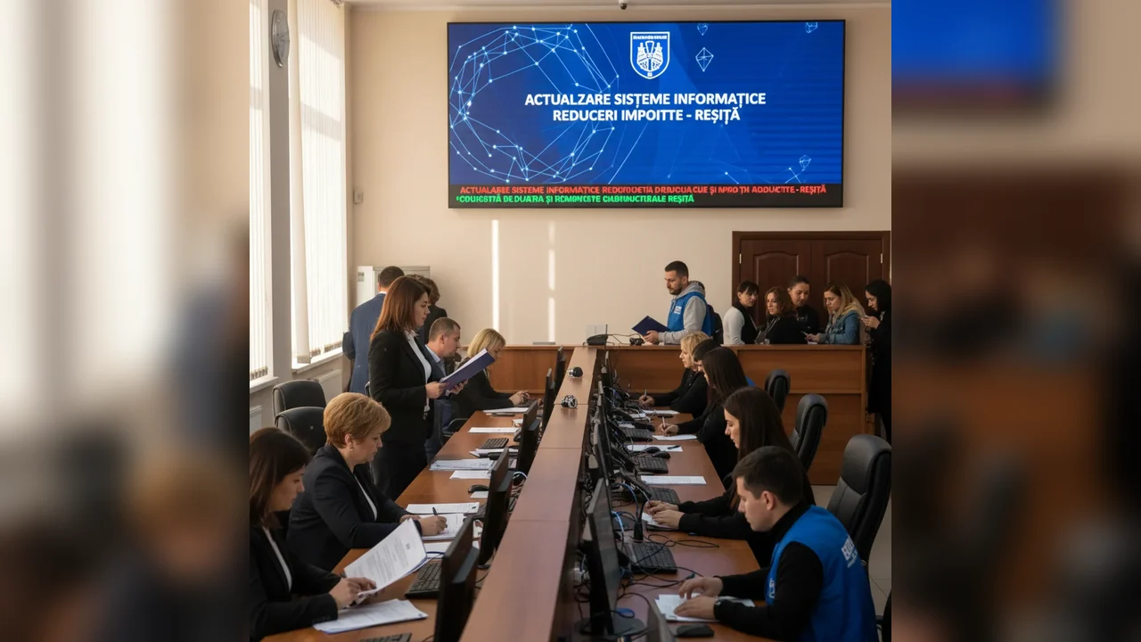 Modernizări la sistemele informatice din Reșița pentru reduceri la plata impozitelor