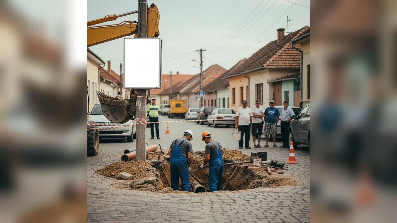 Oprire apă pe strada Avram Iancu, 4 iunie