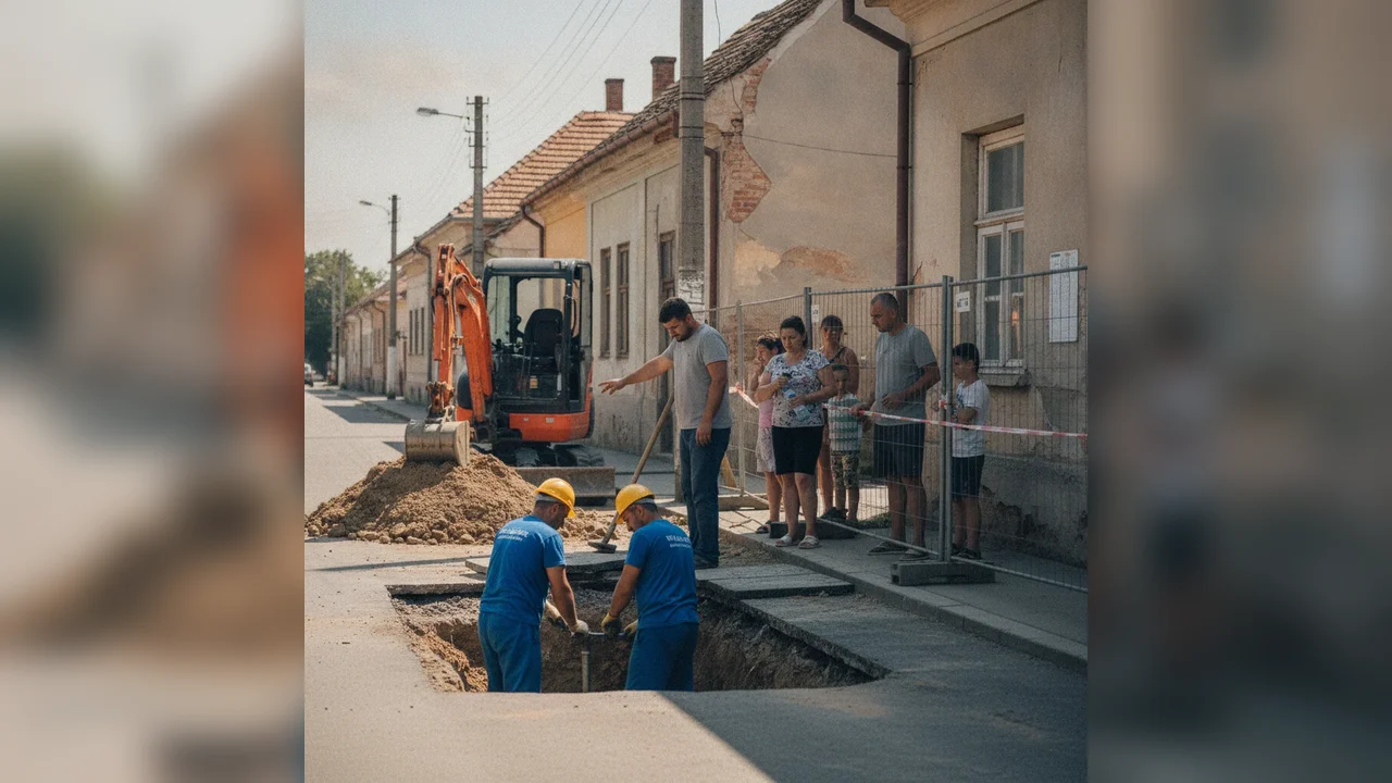 Oprire apă pe strada Școlii, 10 iulie, 11-14