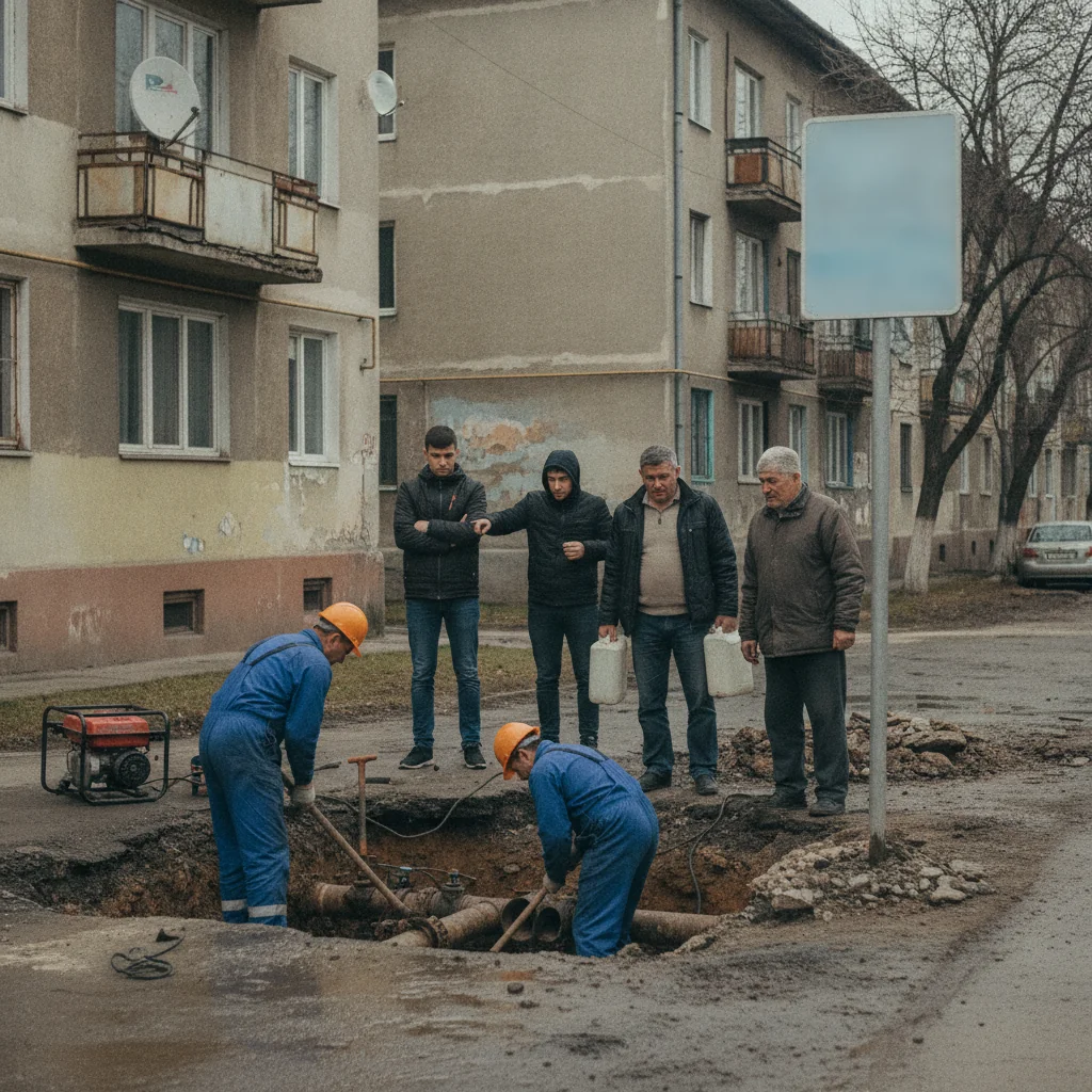 Oprire parțială de apă în Moniom, Reșița, azi între 12:10 și 15:10