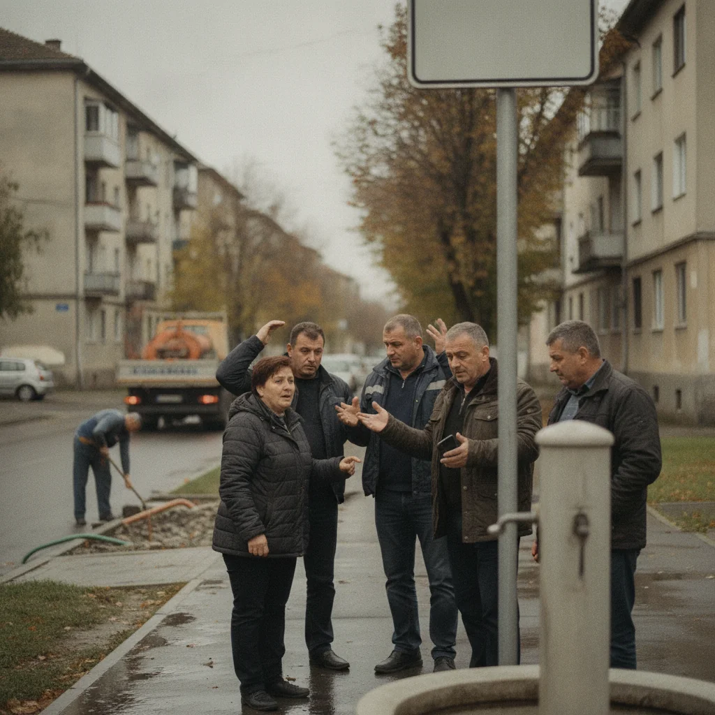 Oțelu Roșu: apa oprită în Cartierul Cireșa din cauza unei avarii
