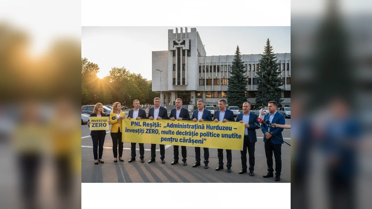 PNL Reșița acuză administrația Hurduzeu de lipsa investițiilor și declarații politice fără impact pentru locuitorii cărășeni