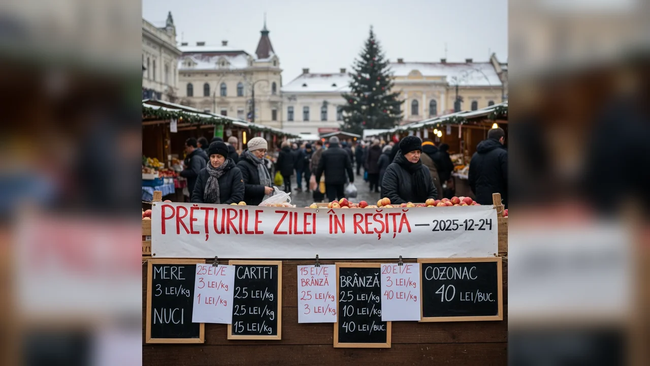 Prețurile zilei în Reșița — 2025-12-24