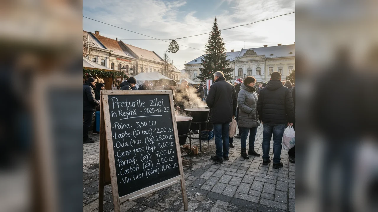 Prețurile zilei în Reșița – 2025-12-25