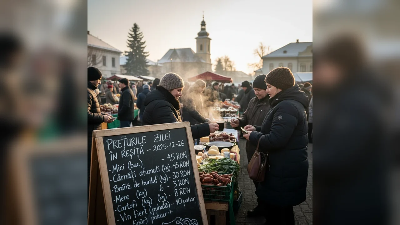 Prețurile zilei în Reșița – 2025-12-26