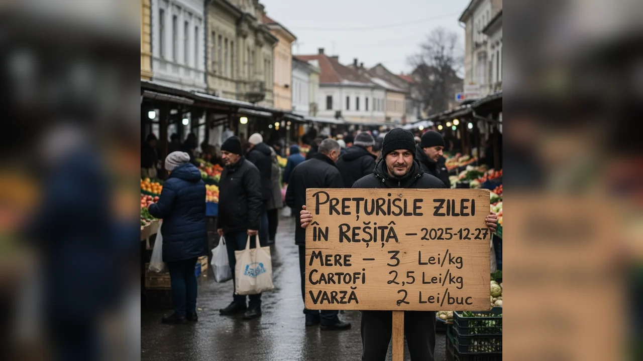 Prețurile zilei în Reșița – 2025-12-27