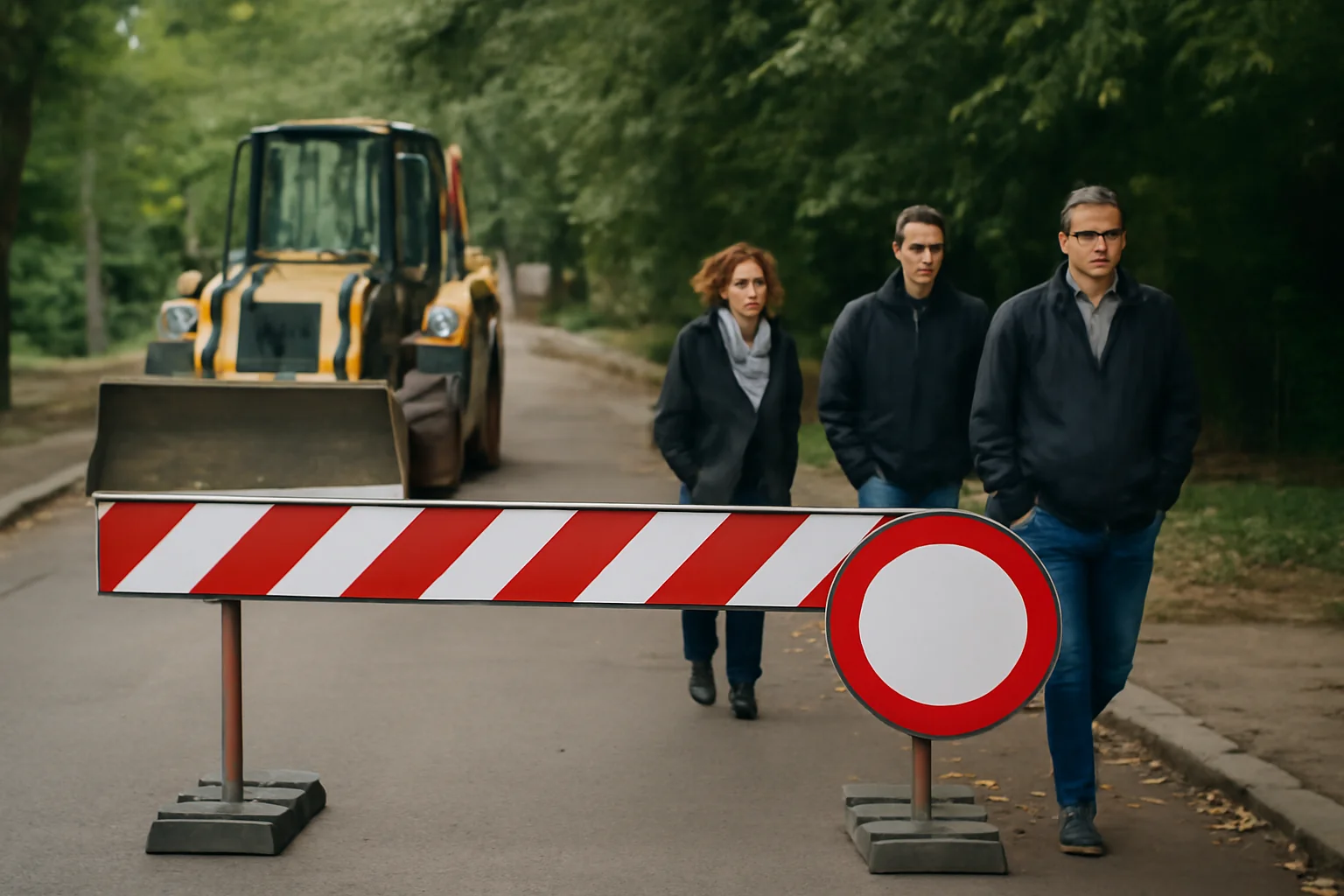 Restricție temporară de circulație pe Aleea Sportivilor din Reșița pentru lucrări la rețele și promenadă
