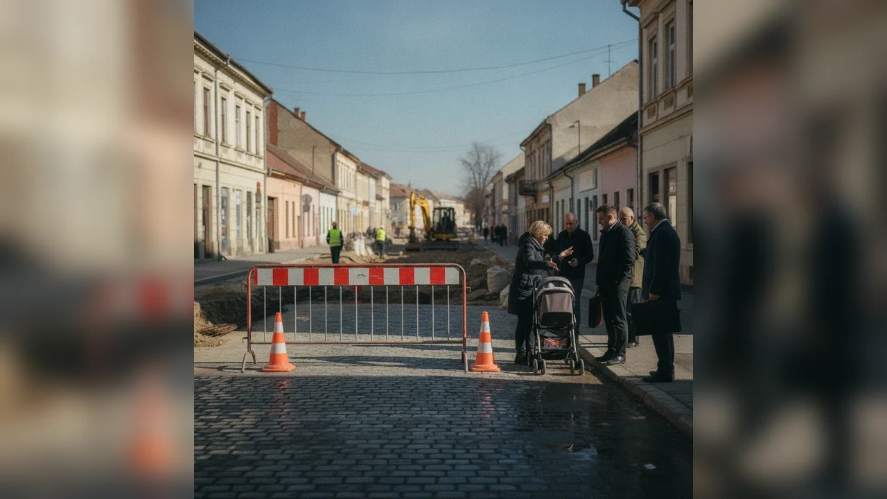 Restricții de trafic pe strada G.A. Petculescu din Reșița