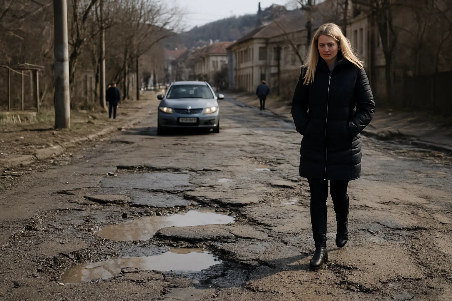 Situația actuală a infrastructurii rutiere din Reșița în martie 2026