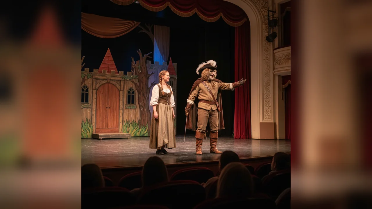 Spectacolul „Motanul încălțat” programat sâmbătă la Teatrul de Vest din Reșița