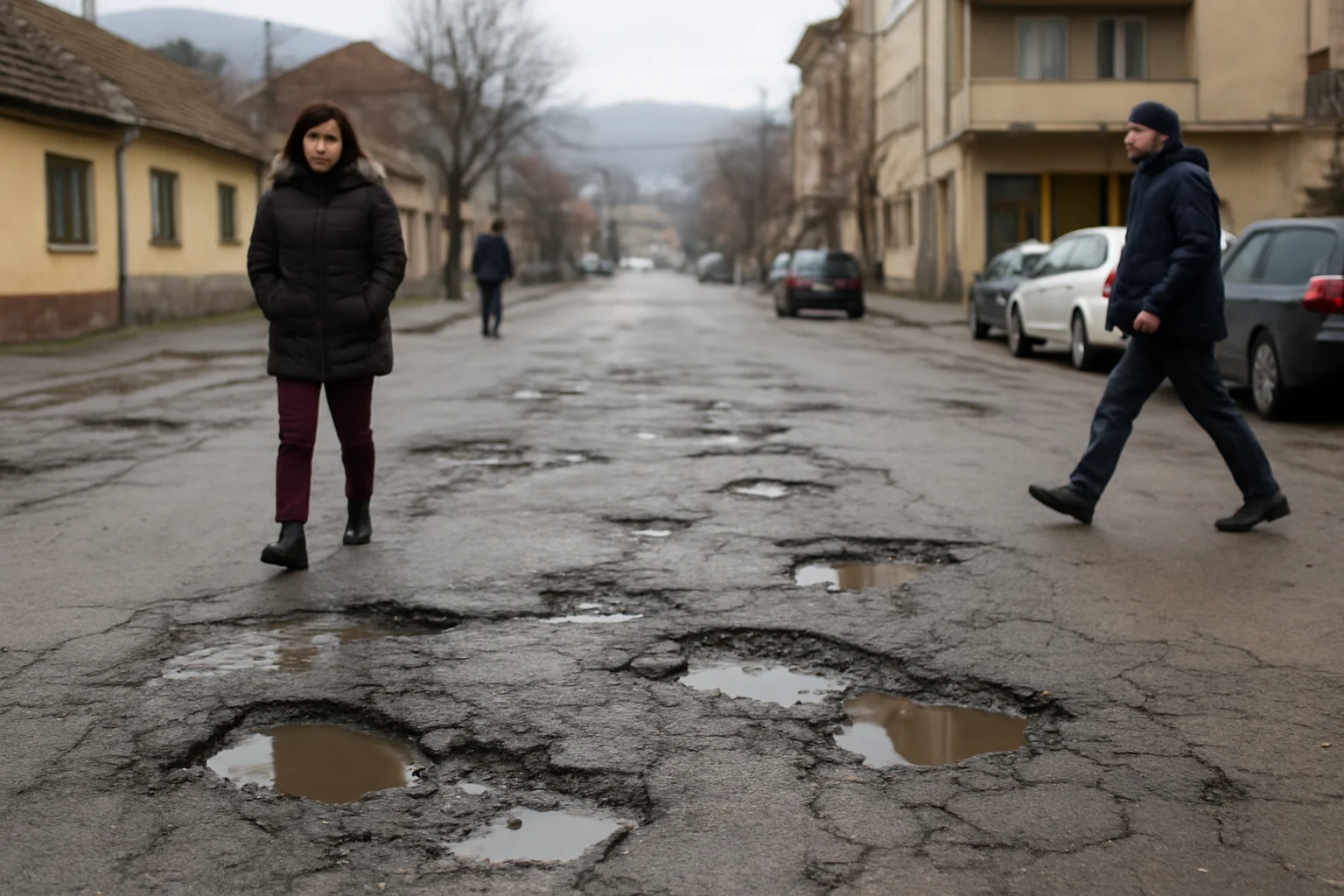 Starea actuală a infrastructurii rutiere din Reșița – 6 ianuarie 2026