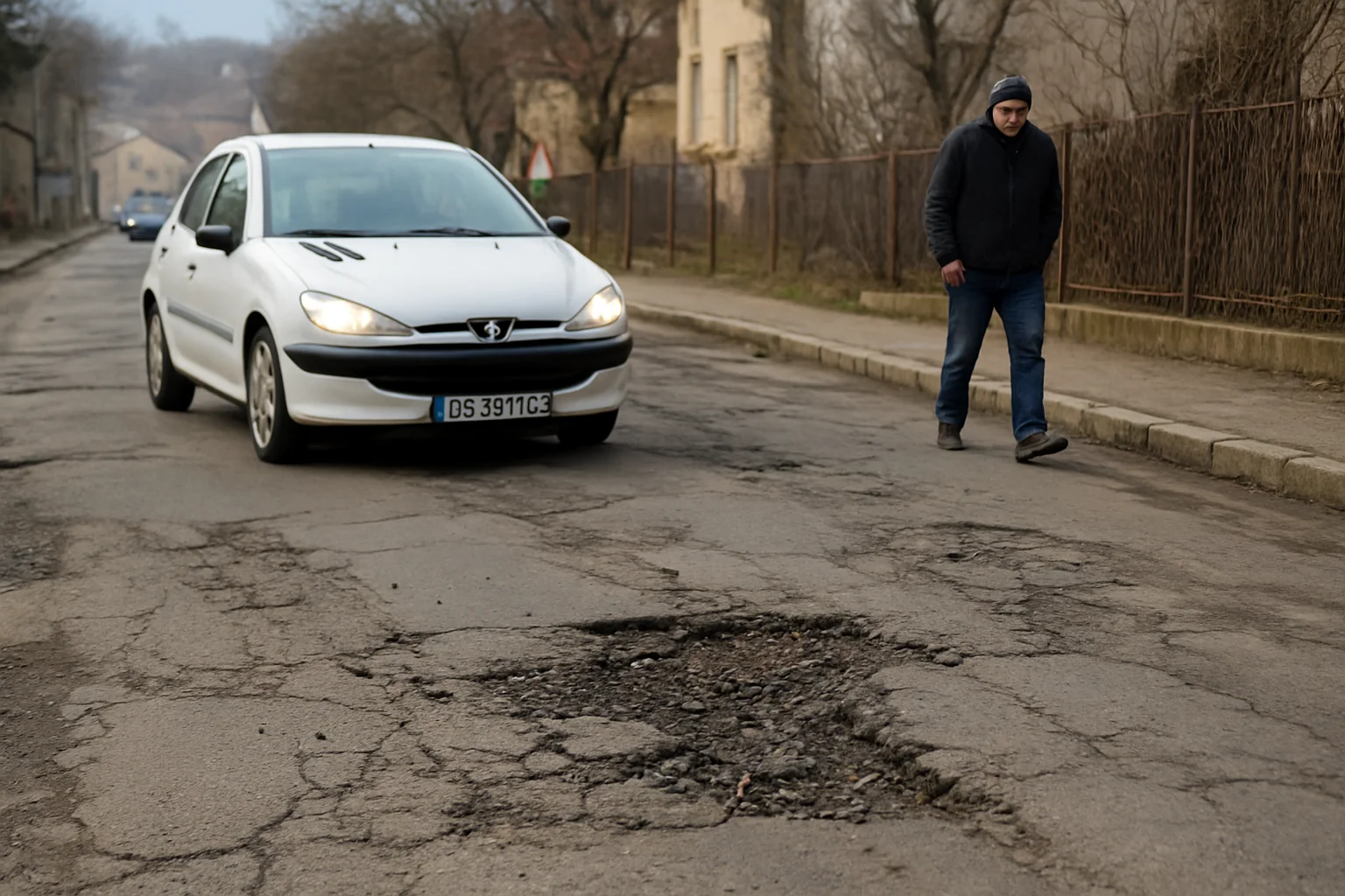 Starea infrastructurii rutiere din Reșița la început de 2026