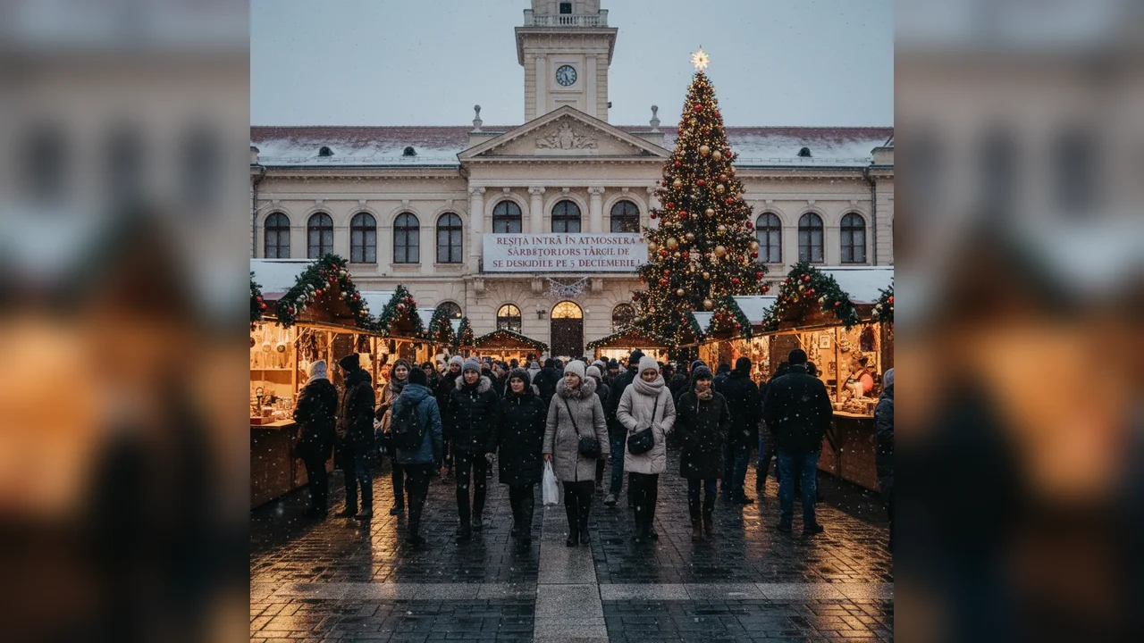 Târgul de Crăciun începe pe 5 decembrie!