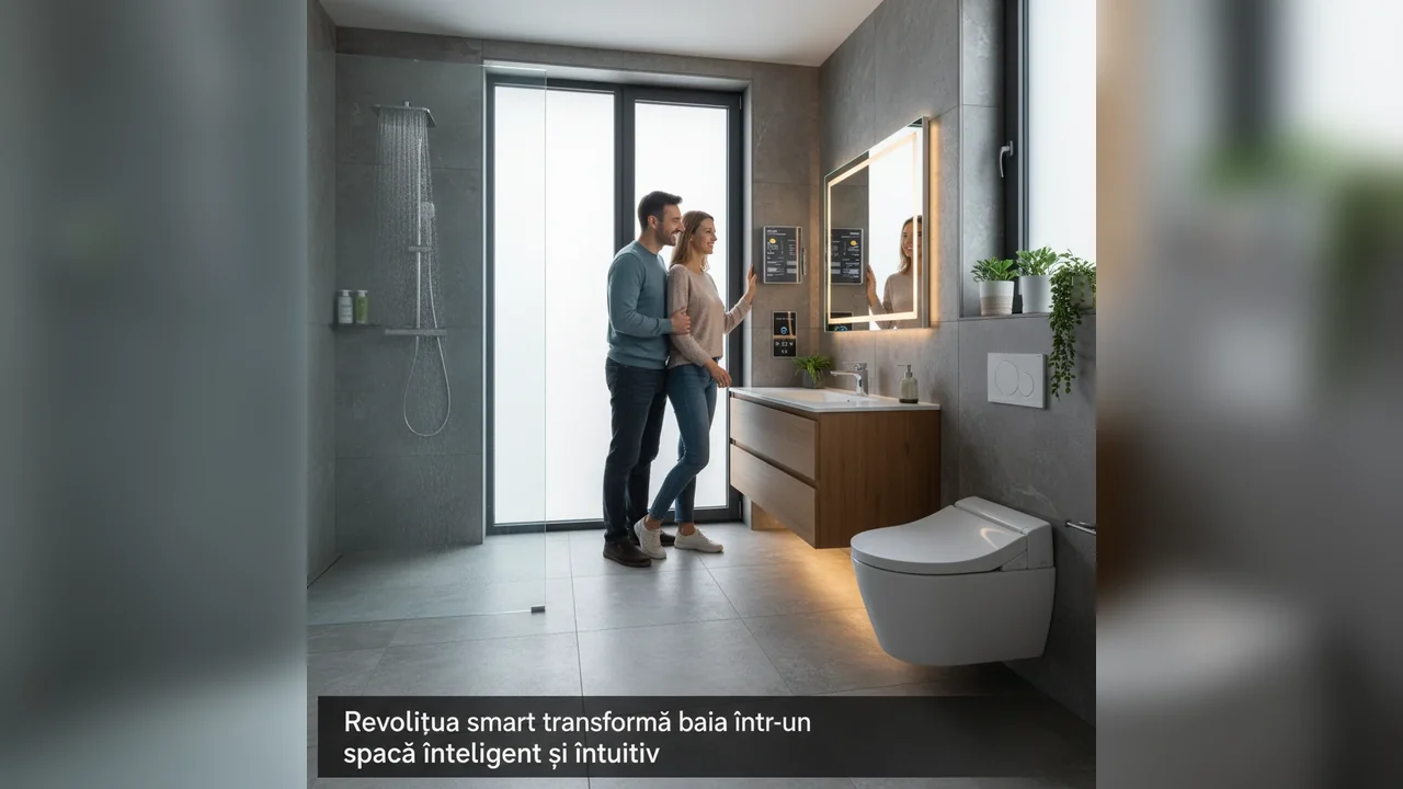 Tehnologia smart schimbă complet baia, transformând-o într-un spațiu inteligent și intuitiv