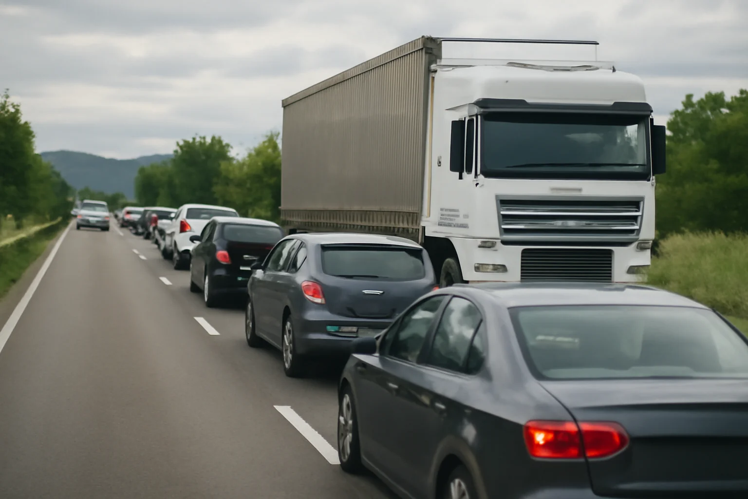 Trafic reluat în condiții normale pe DN 6, după o defecțiune a unui ansamblu rutier pe centura Caransebeș, anunță poliția din Reșița