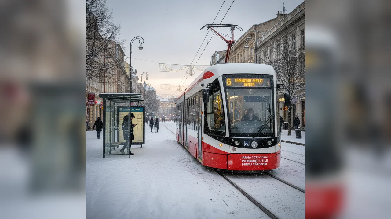 Transportul public din Reșița în iarna 2025-2026: informații utile pentru călători